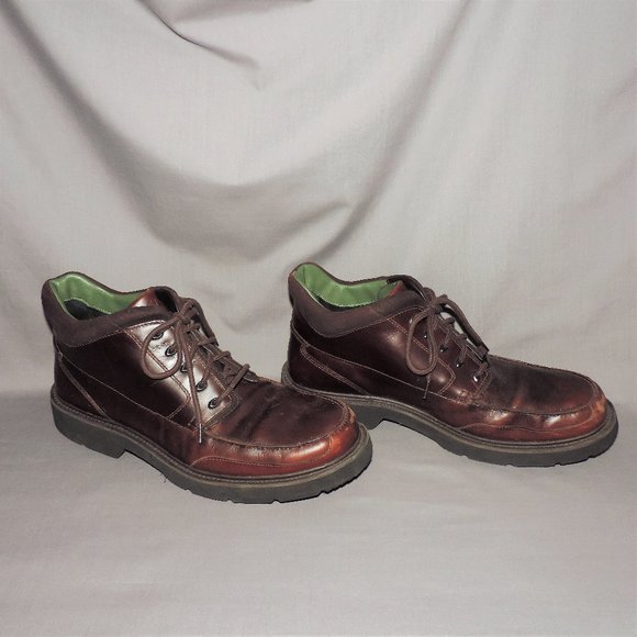 Men\'s Clarks brown lace-up shoes/ankle high boots main image 7